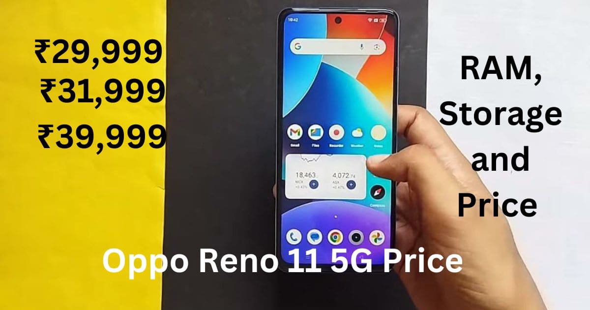 Oppo Reno 11 5G RAM & Storage